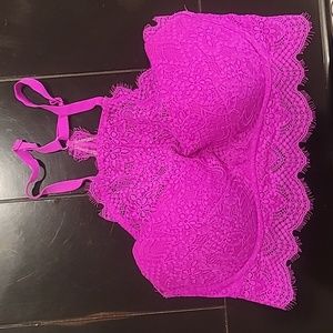 VS Pink Push-Up Bralette small